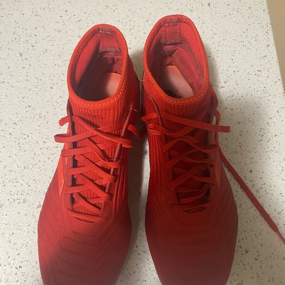 Mens Red Adidas Cleats - Picture 5 of 5